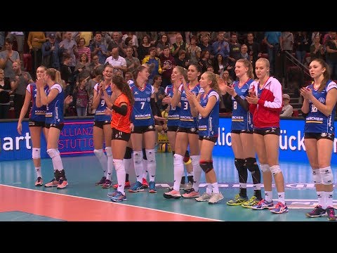 Erleichterung pur. Allianz MTV Stuttgart siegt dank holländischem Talent Daalderop