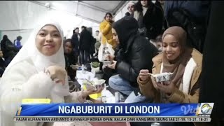 Download lagu Ngabuburit di London, Lanjut Buka Puasa di Tenda Bersama Warga Mancanegara di 'Open Iftar' mp3