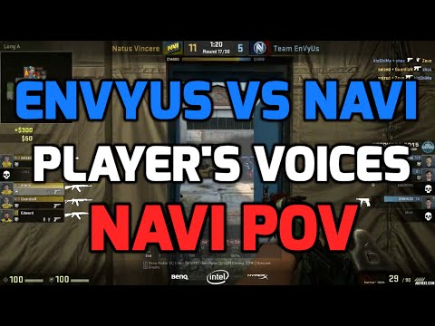 Katowice 2015 - EnVyUs vs Na'Vi de_cache 1/4 finals with players voices (Na'Vi POV Russian)