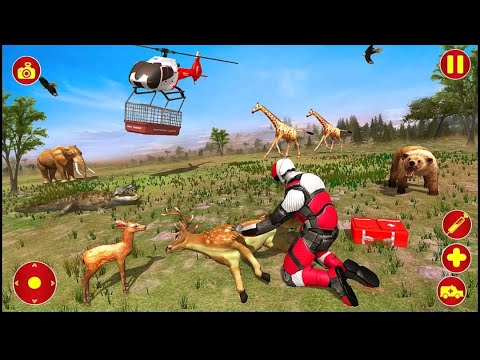 Light Speed Robot Superhero Mission - Animal Ambulance Rescue Driver - Android Gameplay