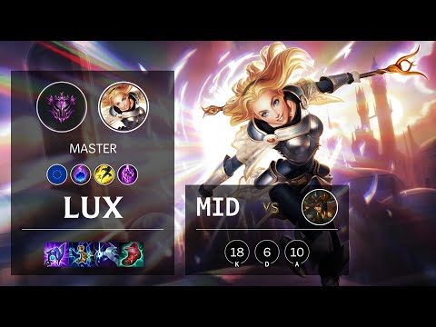 Lux Mid vs Cassiopeia - EUW Master Patch 11.23