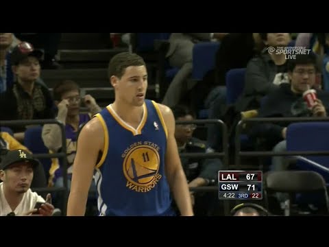 Klay Thompson 25 Pts Highlights vs Los Angeles Lakers (2013.10.18) (NBA GLOBAL GAMES)