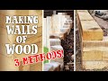 TIMBER SLEEPERS - 3 Ways to Build Walls and Raised Beds