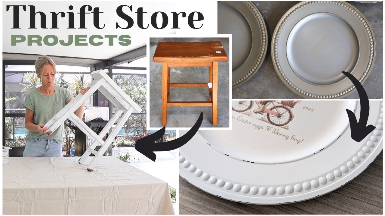 Goodwill Makeovers ~ Thrift Store Projects ~ Thrift Store Home Decor