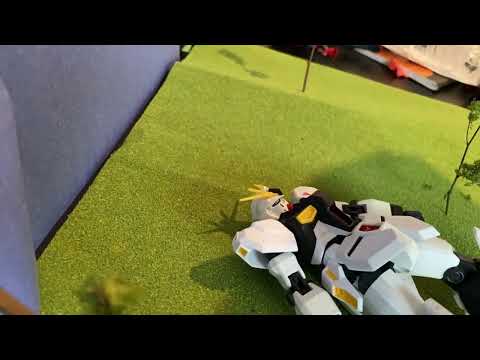 Rx-93 gundam vs GAT-X105 ( a stop motion animation)