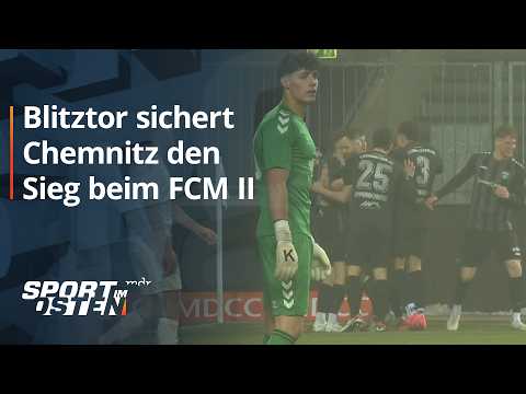 Chemnitzer FC siegt dank Blitztor beim 1. FC Magdeburg II | MDR