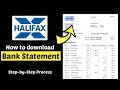 Download Halifax Statement | How to Download or Print your Bank Statements from Halifax PDF or CSV
