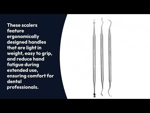 Waldent Manipal Hand Scalers Set of 3 15 2