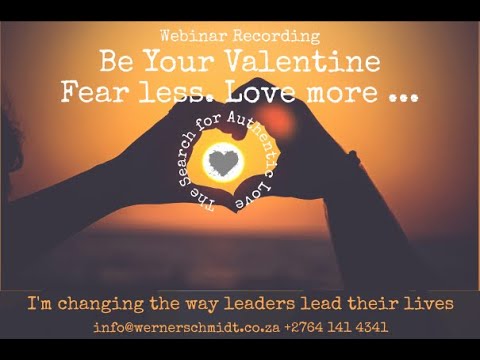Webinar Recording: Fear less, love more
