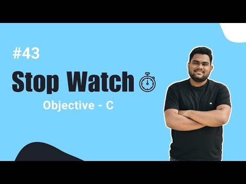 Objective C:- How to Create And Display Stop Watch With NSTimer in iOS ...