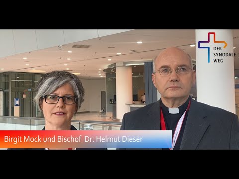 Birgit Mock und Bischof Dr. Helmut Dieser bilanzieren die Vierte Synodalversammlung und sprechen über den abgelehnten Grundtext des von ihnen geleiteten Synodalforum