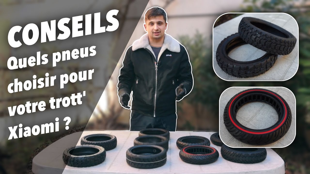 Comparatif des meilleurs PNEUS pour la trottinette Xiaomi