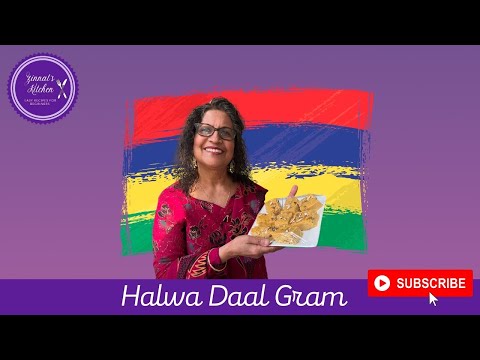 Mauritian halwa daal gram (sweet dish)