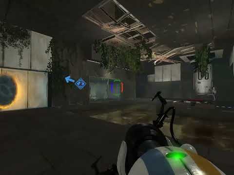 Portal Reloaded co-op Bug (?) - 2 blue portals in the future?