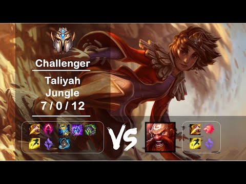 KR Challenger Replays Jungle Taliyah vs Gragas Ep.2097