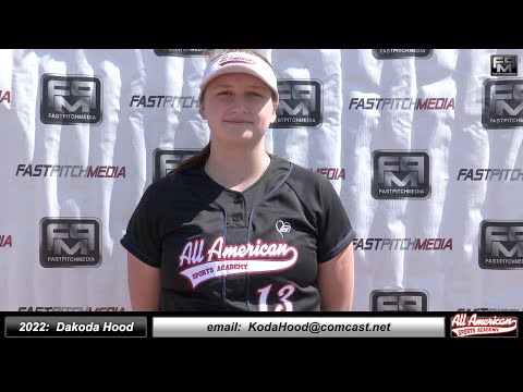 2022 Dakoda Hood First Base and Third Base Softball Skills Video - All American Sports Academy