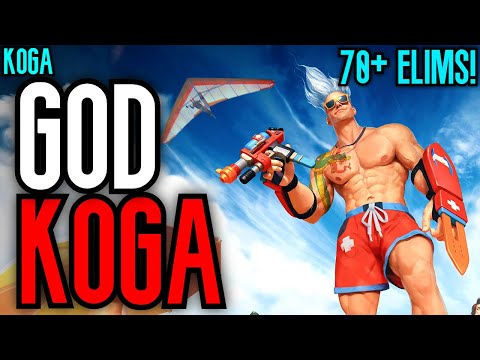 KOGA IS A GOD! (70+ ELIMINATIONS) | Paladins Koga Gameplay and Build (No Commentary)