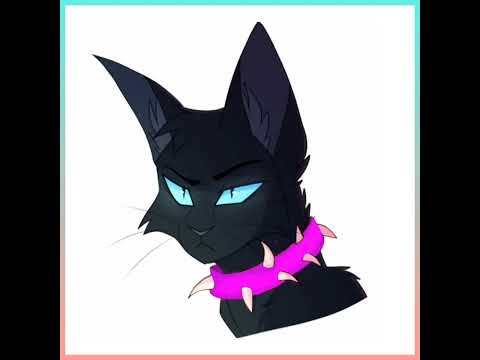 Scourge's collar is PINK | Warrior Cats