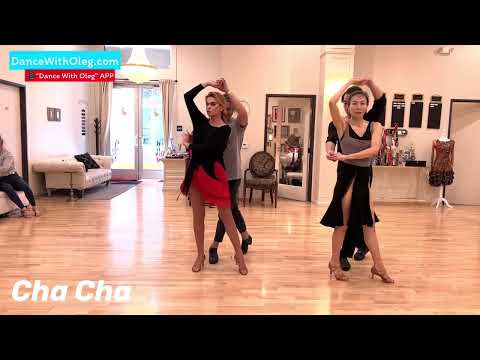 Cha Cha bronze level steps - learn more with 📲 “Dance With Oleg” APP & DanceWithOleg.com