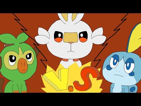 Grookey Vs. Scorbunny Vs. Sobble