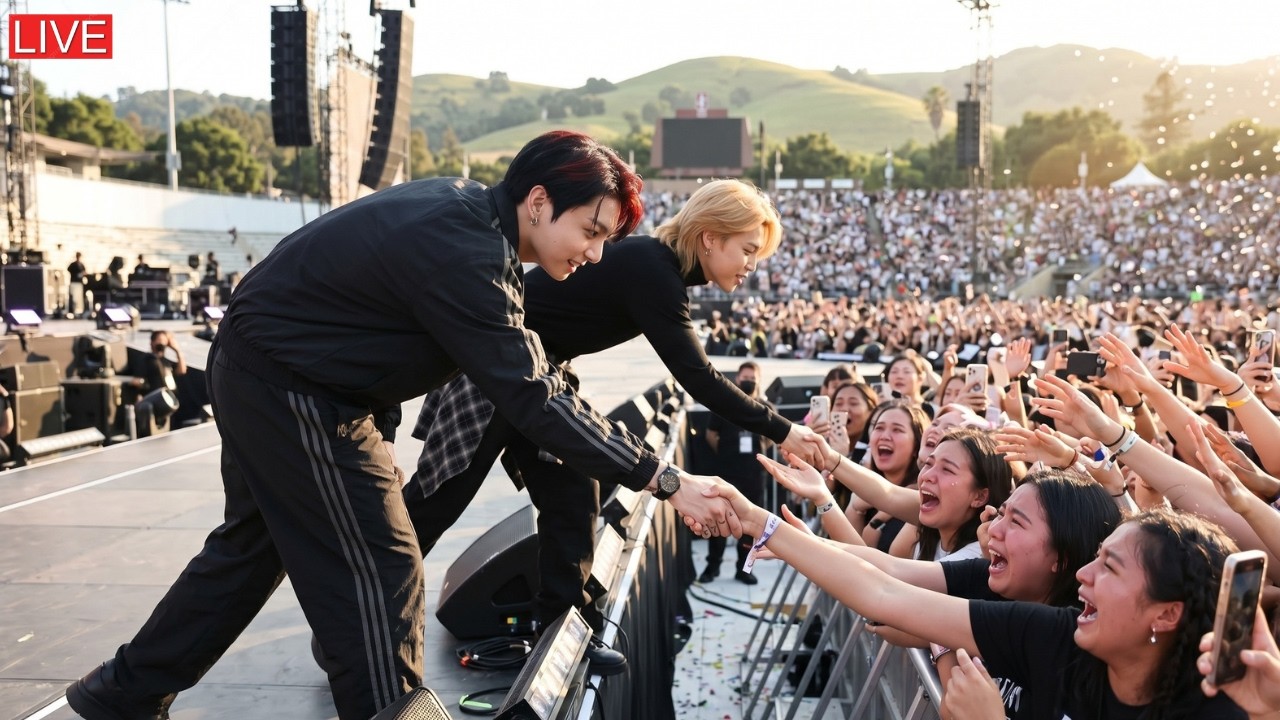 Jungkook and Jimin’s Chemistry Lights Up Stanford Soundcheck Day 2