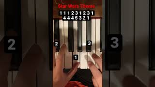 How to play the Star Wars Imperial March on the piano! #piano #music #starwars #tutorial #easy