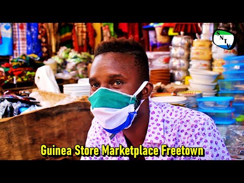 Talk To The Camera - Guinea Store Marketplace Freetown - Sierra Network