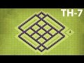 th7 clash of clans Обзор базы. 