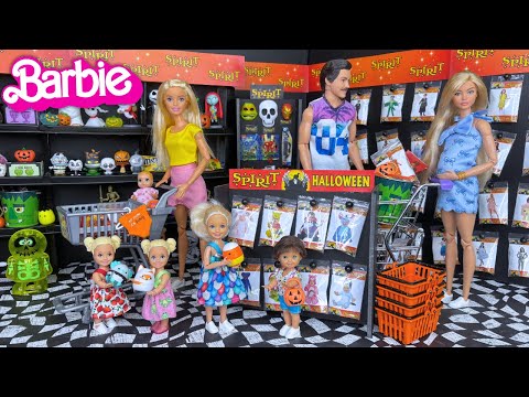 Barbie & Ken Doll Family Spirit Halloween Costume Shopping