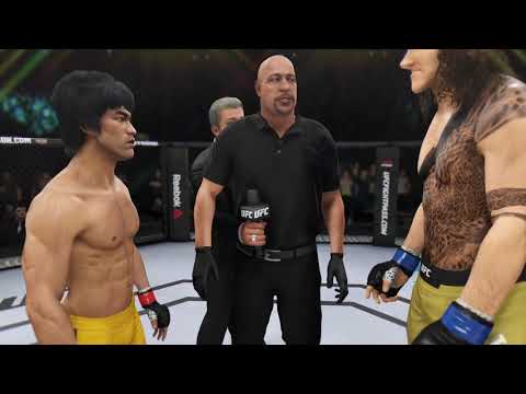 Bruce Lee vs Tarzan (EA Sports UFC 3)