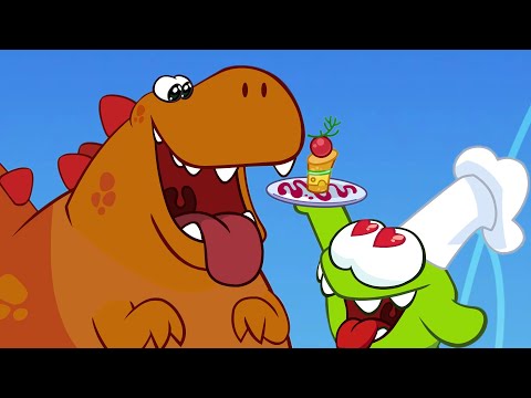 Om Nom Geschichten 🍰 Om Nom Cafe 💥 Mega-Essen ✨ Lustige Cartoons für Kinder