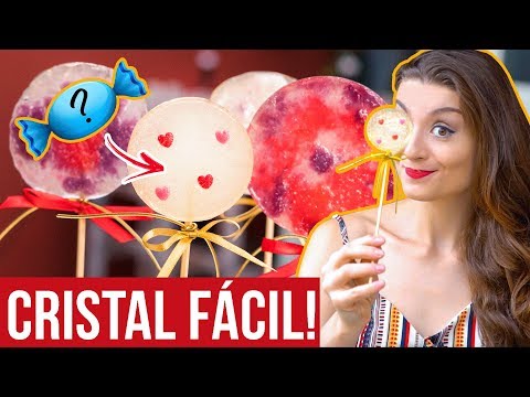 SÓ 1 INGREDIENTE: PIRULITO DE CRISTAL DE BALA (sem isomalte!) - Cozinha do Bom Gosto - Gabi Rossi