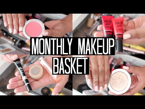 Monthly Makeup Basket: July! | samantha jane Video