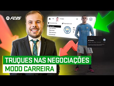 FC 25 | Como comprar jogadores pelo MENOR PREÇO! Dicas de NEGOCIAÇÃO MODO CARREIRA
