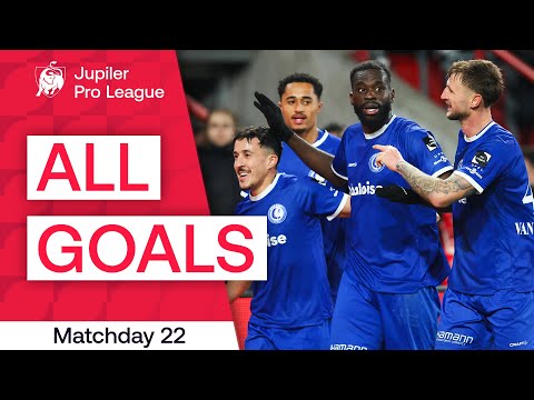 ALLE DOELPUNTEN | Speeldag 22 - Jupiler Pro League
