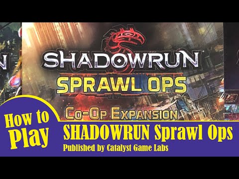 How to Play SHADOWRUN SPRAWL OPS - Setup and play for a solo mission