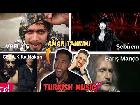 RAPPERS REACTS TO BEST TURKISH MUSIC 2 (Killa Hakan, Barış Manço, LVBEL C5, Şebnem Ferah)