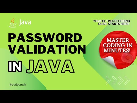 Password Validation Java Shorts Java Password