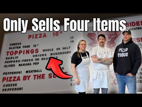 Le menu le plus simple de la pizzeria : Pizza à l'haleine d'ail