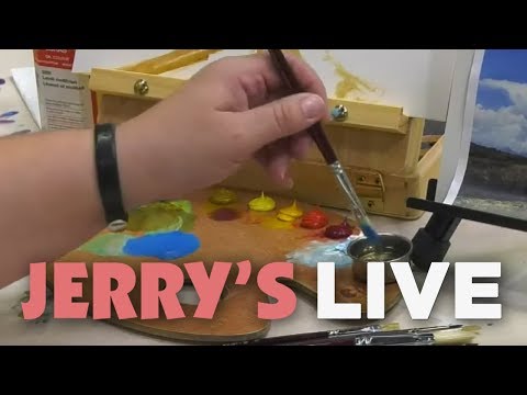 Jerry's LIVE Episode #113: Oil Painting on the Fly - Quick Study Demo with Water-Mixable Oils
