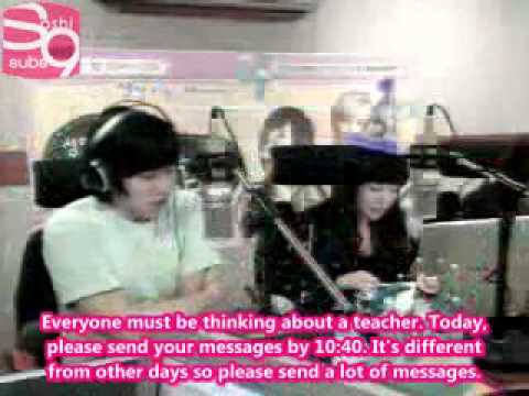 080515 Chunji Radio - Sunny's Birthday part 3/7 [eng]