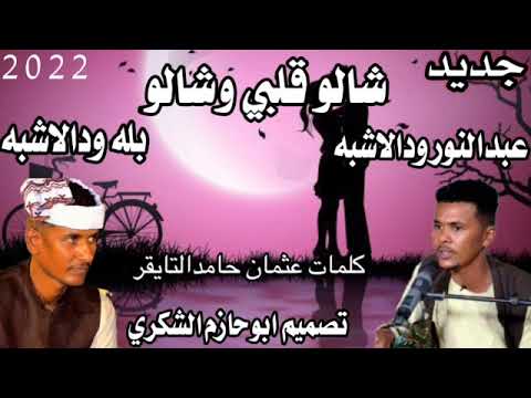 جديد2022 الفنان بله ودالاشبه الفنان عبدالنور ودالاشبه شالو قلبي وشالو ابوحازم الشكري