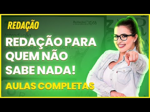 CURSO COMPLETO DE REDAÇÃO! - Professora Pamba