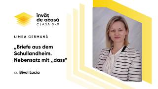 Briefe aus dem Schullandheim. Nebensatz mit "dass"