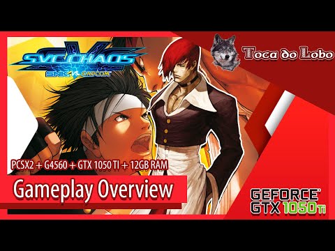 SVC Chaos: SNK Vs. Capcom - Gameplay com Iori Yagami (PCSX2)