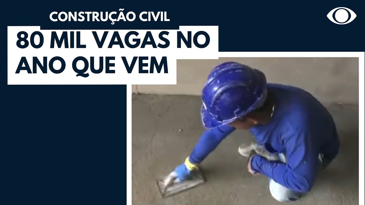 Construção civil abre vagas para 2023