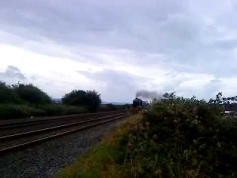 LMS Stanier 8F 48151 Gauge O Guild Welsh Mountaineer passing Prestatyn 31.7.12
