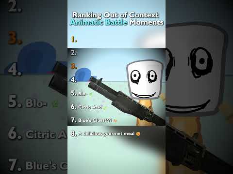 Ranking Best Out of Context Animatic Battle Moments #shorts #animaticbattle #osc #ranking