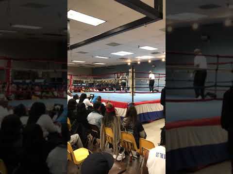 Amateur Boxing at the Mack Lewis Gym in Baltimore.