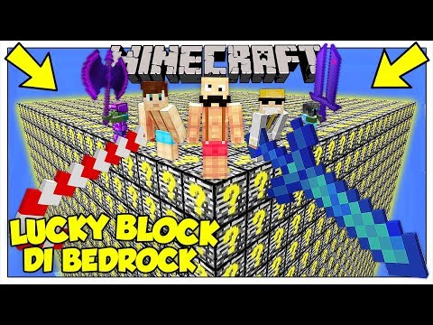 LA SFIDA DEI LUCKY BLOCK GIGANTI DI BEDROCK! - Minecraft ITA